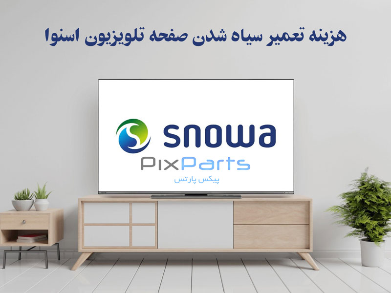هزینه تعمیر سیاه شدن صفحه تلویزیون اسنوا