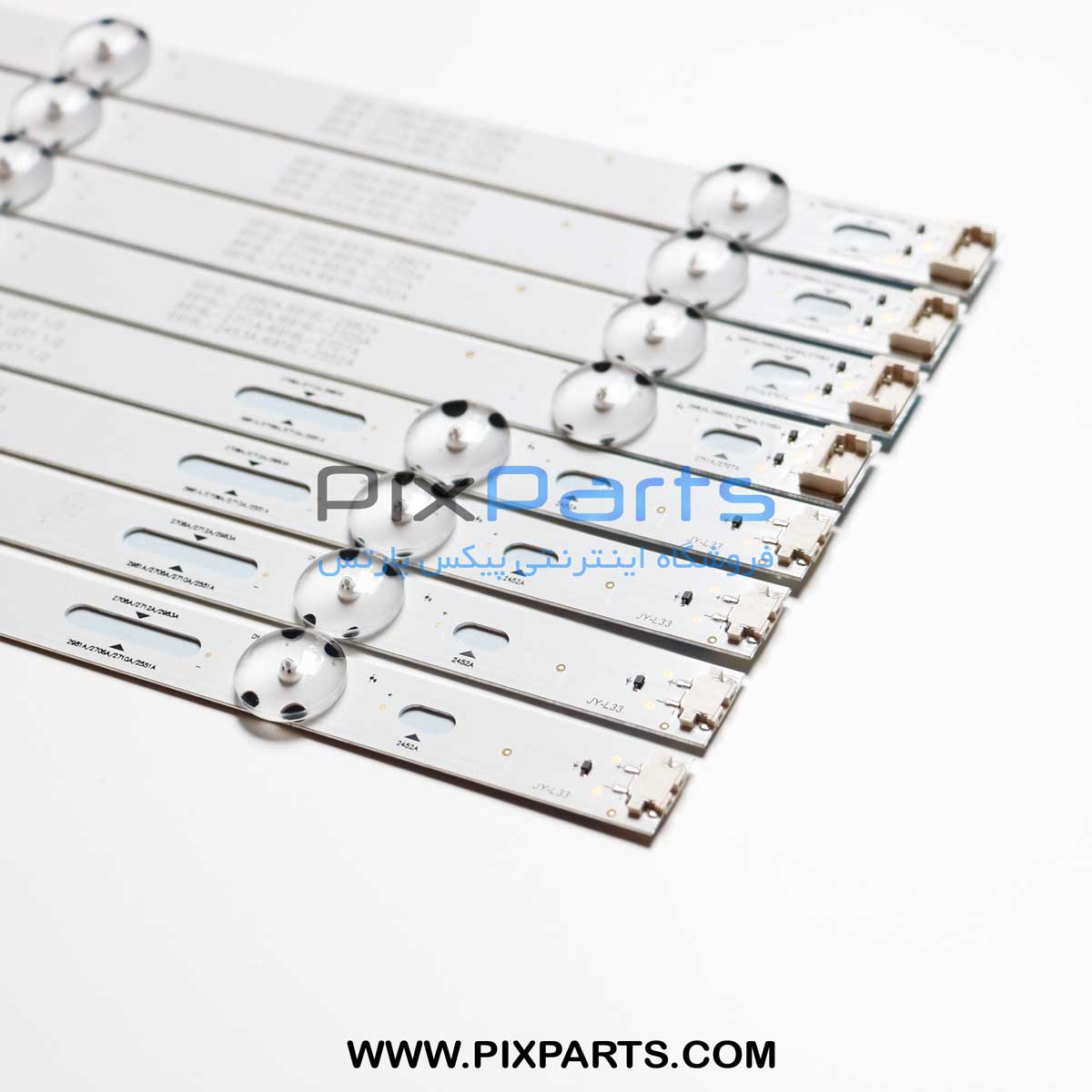 بک لایت ال جی 49UH-49LH-49LJ-49LW-49LV-49LX-49UW (8 ال ای دی) مناسب تلویزیون 49 اینچ ال جی |برند پیکس لایت (اختصاصی پیکس پارتس)
